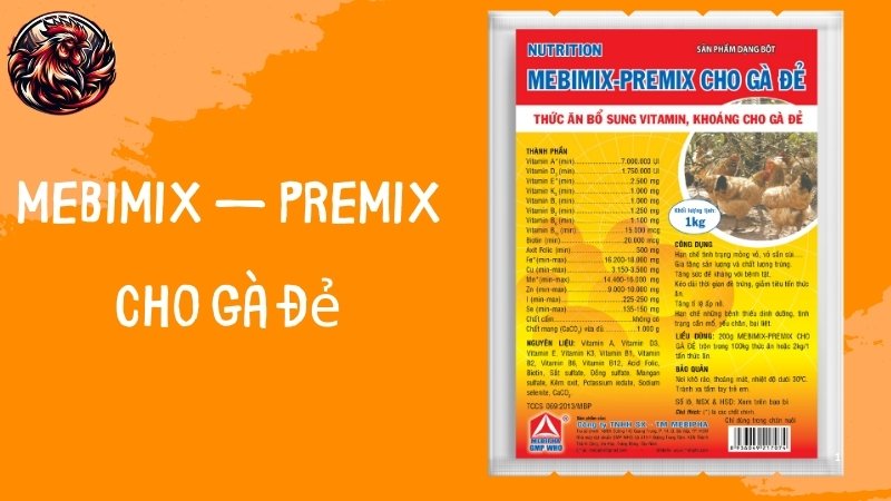 MEBIMIX – PREMIX cho gà đẻ