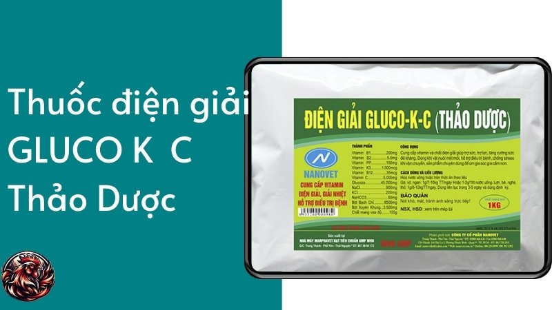  Thuốc điện giải GLUCO K – C Thảo Dược