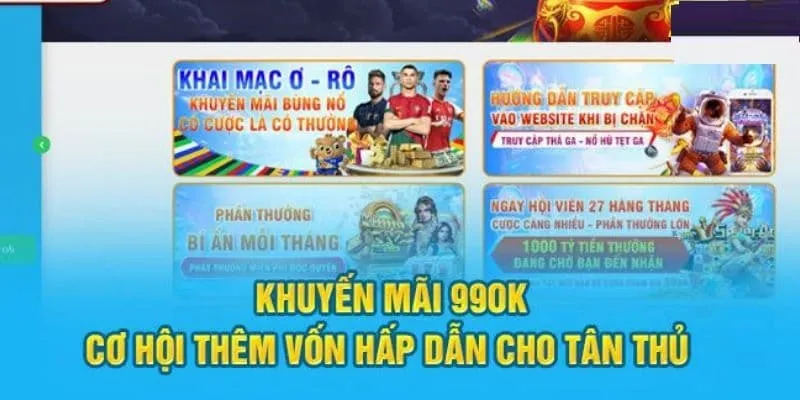 Ưu đãi hoàn trả tiền cược tại 99OK